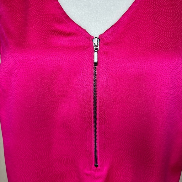 Apt. 9 Pink Sleeveless Front Zipper Top Women's Size Medium Office Casua… - Picture 5 of 10